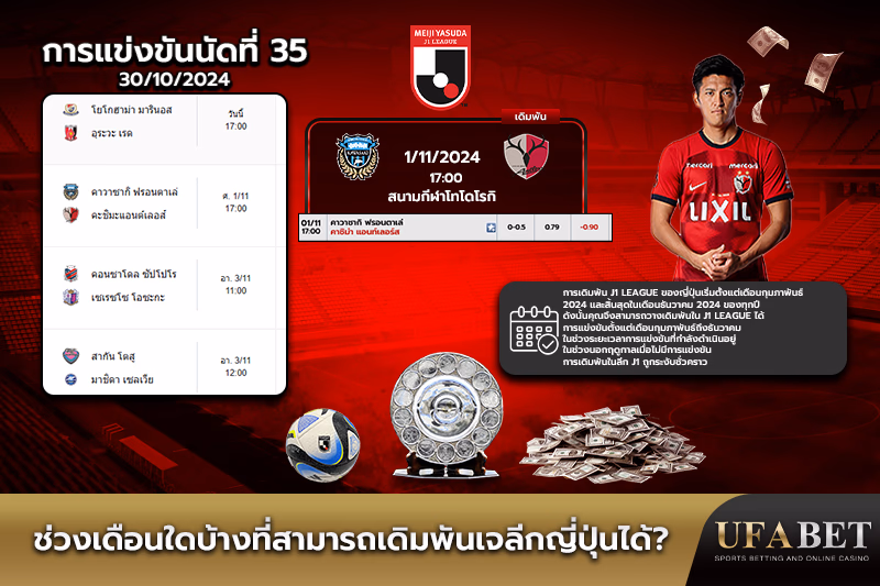 ตัวเลือกการเดิมพันลีกญี่ปุ่น J1